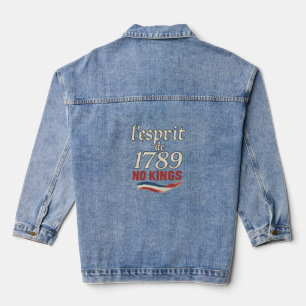 Veste En Jean l'esprit de 1789 No Kings