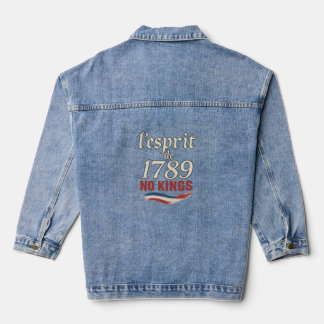 Veste En Jean l'esprit de 1789 No Kings
