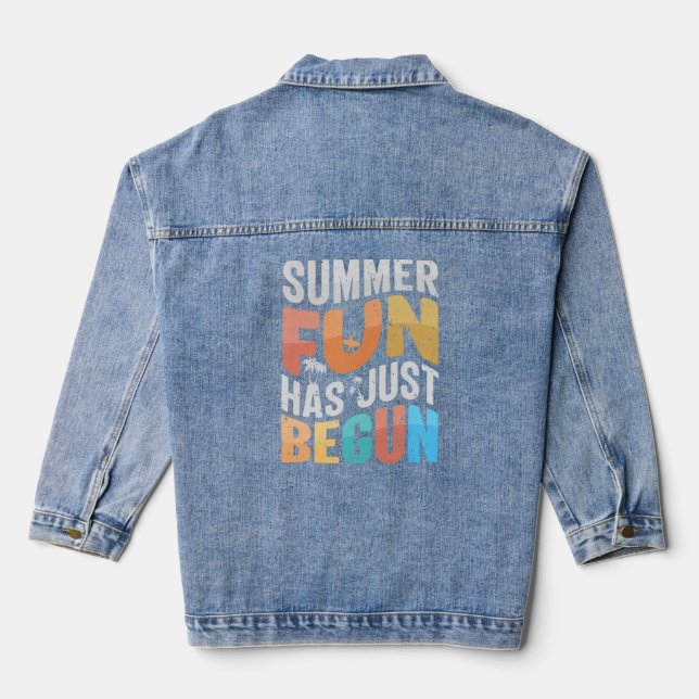 Veste En Jean L'été commence tout juste (Verso)