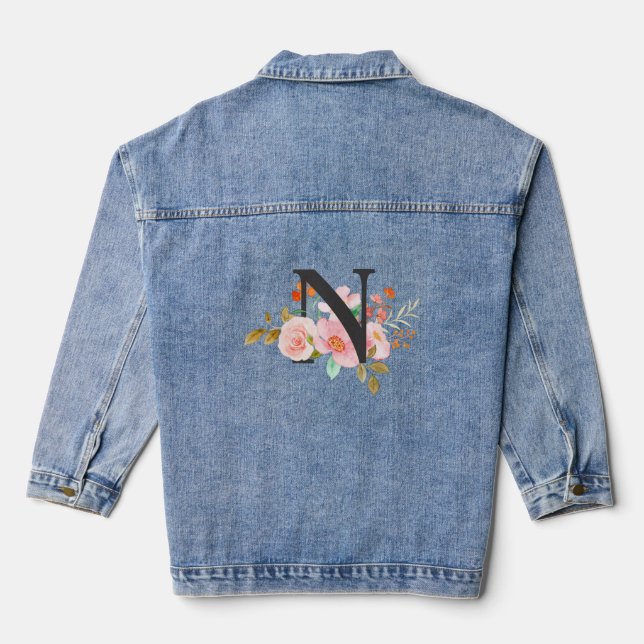 Veste En Jean Lettre N (Verso)