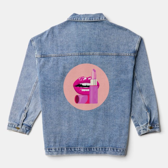 Veste En Jean Lèvres (Verso)