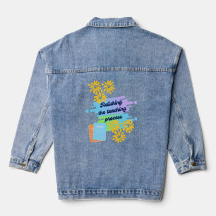 Veste En Jean Libération du Sweatshirt du processus d'enseigneme