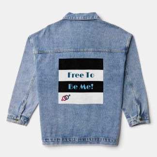 Veste En Jean "libre d'être moi"