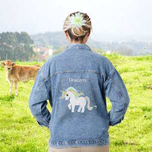 Veste En Jean Licorne Magique