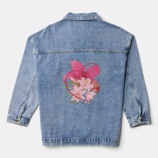 Veste En Jean Lily rose (Verso)