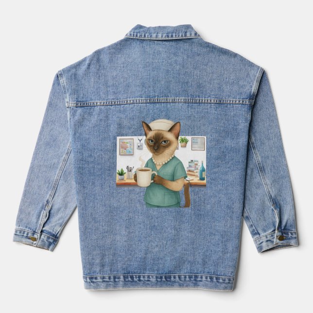 Veste En Jean L'infirmière a une interruption de service (Verso)