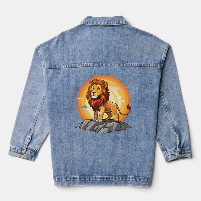 Veste En Jean Lion (Verso)