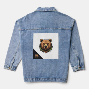 Veste En Jean logo de t-shirt