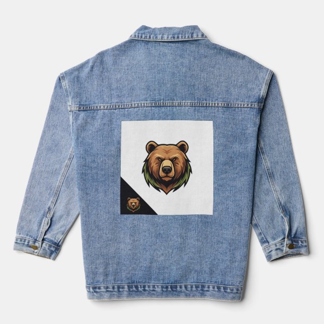 Veste En Jean logo de t-shirt (Verso)
