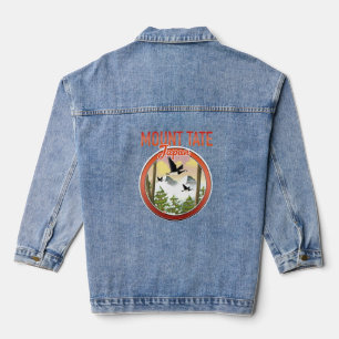 Veste En Jean Logo de voyage au Japon du Mont Tate