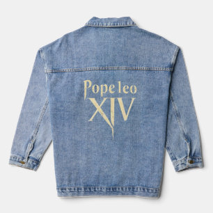 Veste En Jean Longue vie au Pape Léon XIV - Une nouvelle aube po