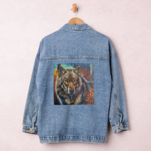 Veste En Jean Loup d'automne