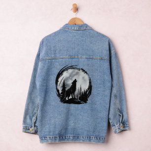 Veste En Jean Loup noir