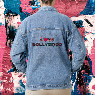 VESTE EN JEAN "LOVE BOLLYWOOD" APPRÉCIATION DE LA CINÉMA INDIENN
