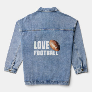Veste En Jean Love Football