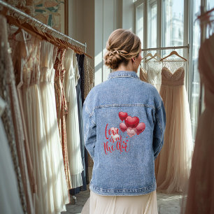 Veste en jean Love Is In The Air