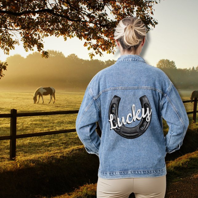 Veste En Jean Lucky Horseshoe (Créateur téléchargé)