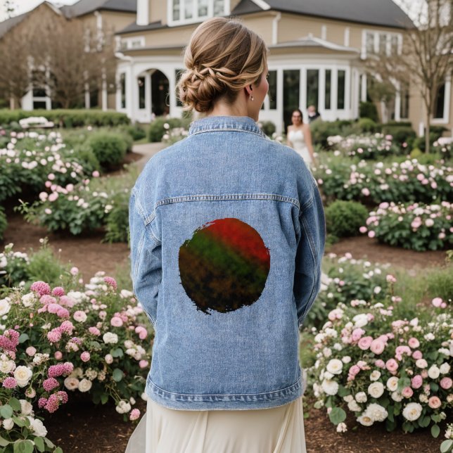 Veste En Jean Lueur de braise forestière (Mariage Retour)