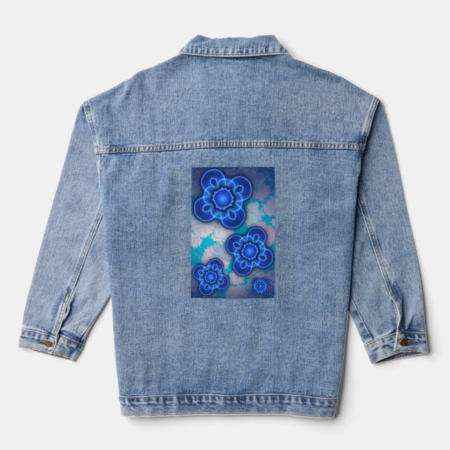 Veste En Jean Lumière bleue (Verso)