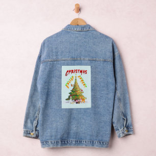 Veste En Jean Lumière de Noël