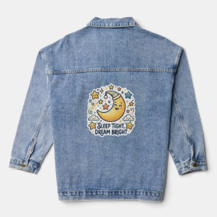 Veste En Jean Lune et Étoiles Doux Sommeil – Enfantin Céleste Fa