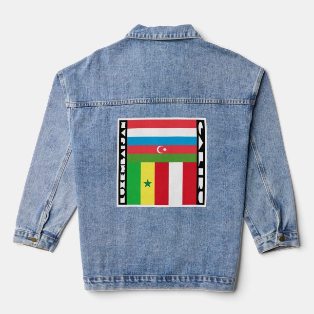 Veste En Jean Luxembourg et Galiru (Verso)