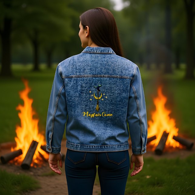 Veste En Jean Magic Broom Lune et Casquette (Créateur téléchargé)