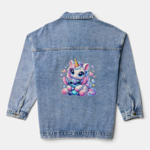 Veste En Jean Magique Hug : Adorable Unicorn & Mignonnes Besties