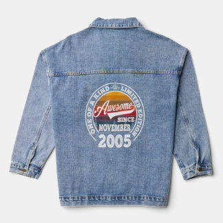 Veste En Jean Magnifique depuis novembre 2005 17e anniversaire 1