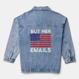 Veste En Jean Mais Ses Courriels Avec Clapback Us Drapeau Politi