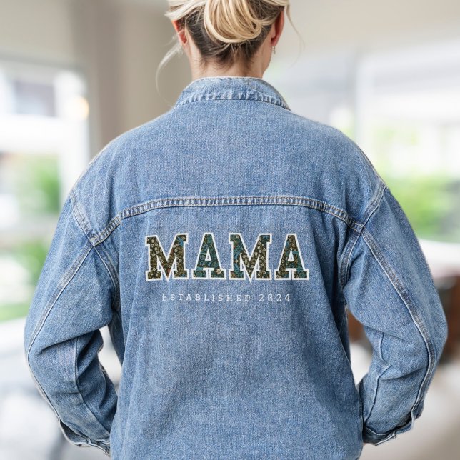 Veste En Jean Mama année customisée - tendance (Créateur téléchargé)
