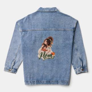 Veste En Jean Maman & bébé enfants automne cosy Amour d'automne