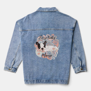 Veste En Jean Maman bébé furry