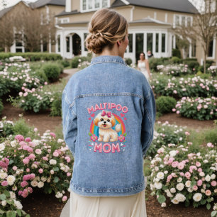 Veste En Jean Maman Chien Maltipoo Pour Propriétaire De Chien Ma