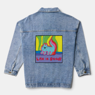 Veste En Jean Maman de chat