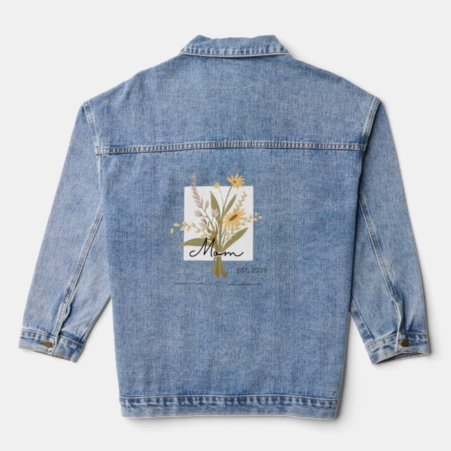 Veste En Jean Maman, Fête des mères (Verso)