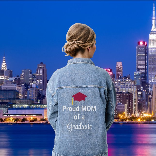 Veste En Jean Maman fière d'un diplômé (Créateur téléchargé)