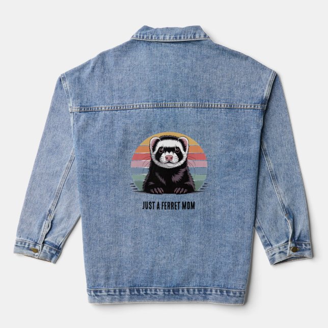 Veste En Jean Maman furet (Verso)