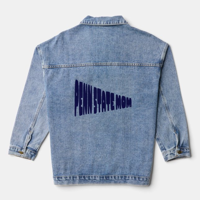 VESTE EN JEAN MAMAN PENN STATE  (Verso)