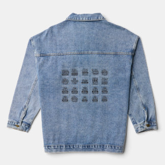 Veste En Jean Maman rose ou bleue vous aime