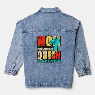 Veste En Jean Maman Tu Es La Reine
