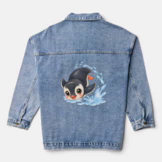 Veste En Jean Manchot Plitsch Platsch