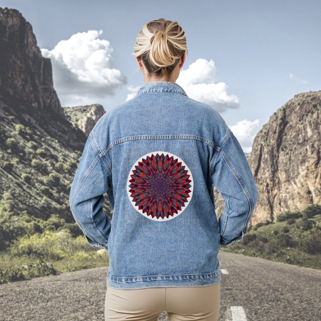 Veste en jean Mandala 11 (Créateur téléchargé)