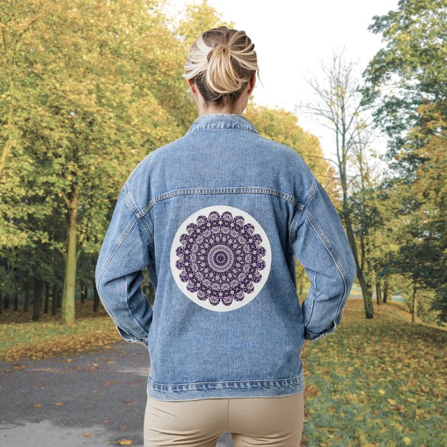 Veste En Jean Mandala 8 Denim Jacket (Créateur téléchargé)