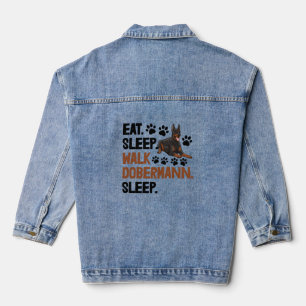 Veste En Jean Manger Sleep Walk Doberman