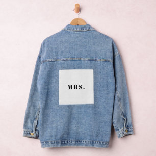 Veste En Jean Manteau de mariée en jean