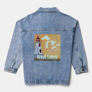 Veste En Jean Manteau en denim Great Lakes Art à porter