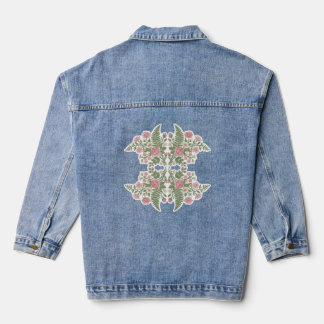 Veste En Jean Manteau en jean à broderie florale | Esthétique
