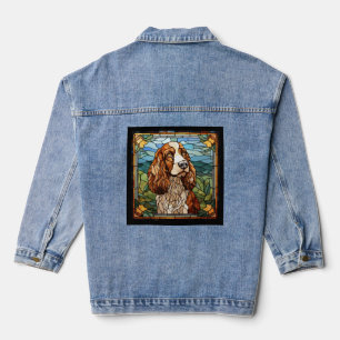 Veste En Jean Manteau en jean de chien King Charles Spaniel