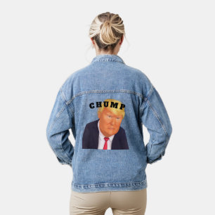 Veste En Jean Manteau en jean Trump/Crétin